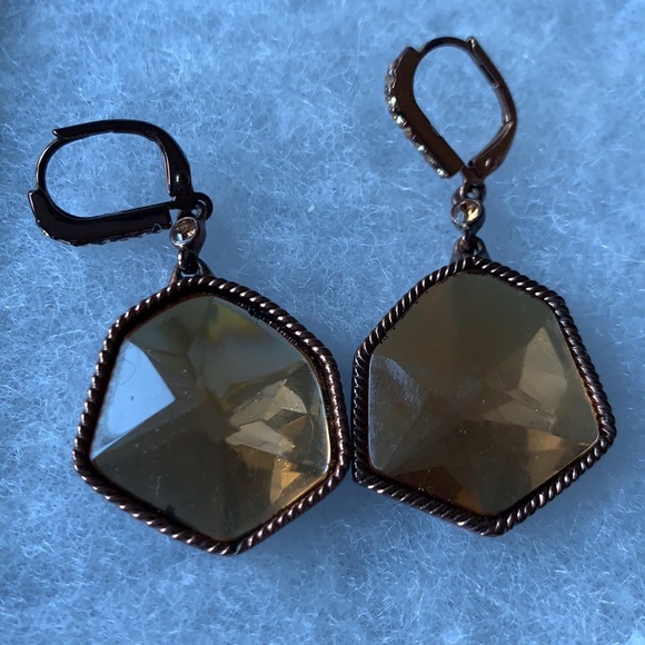 Vintage Givenchy Crystal drop Earrings - Picture 7 of 7